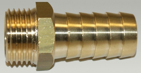 Nozzle 1/2 external thread - 16 mm hose tail