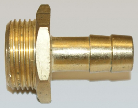 Nozzle 3/4 external thread - 13 mm hose tail